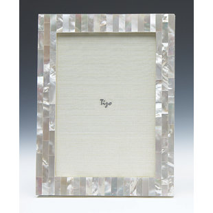 Mother of pearl photo frame deals 5x7